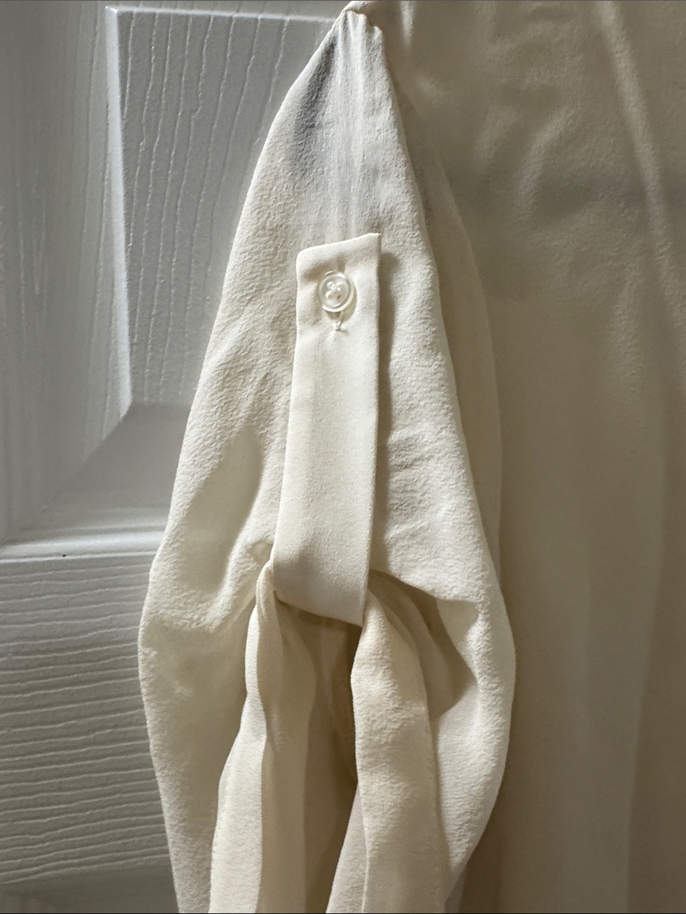 BCBGMaxAzria Cream Layered High-Low Tunic - Picture 2 of 5